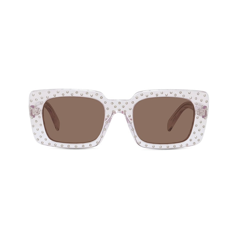 Celine CL4213IS27E Studded Acetate Sunglasses — Clear