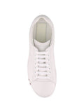 Bally Leather High-Top Sneaker — White