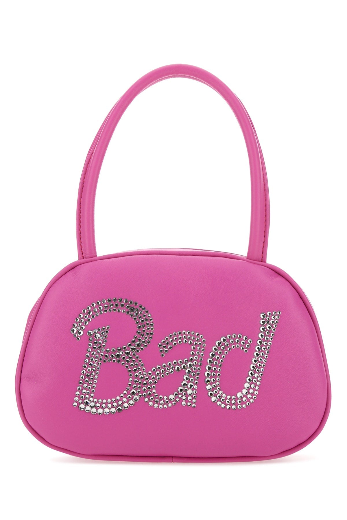 Amina Muaddi Aminibaddie Top Handle Bag — Pink