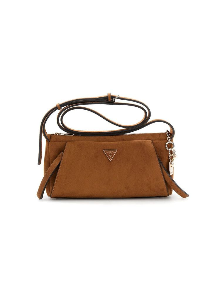 Guess Devon Crossbody Bag — Cognac