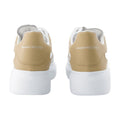 Alexander McQueen Colorblock Leather Oversized Sneaker — White
