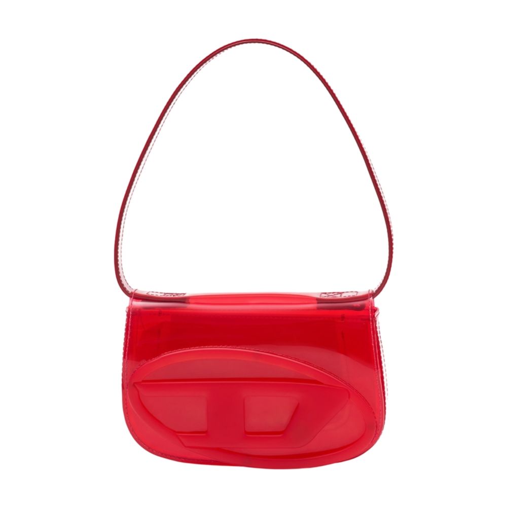 Diesel Synthetic Leather Shoulder Bag — Red