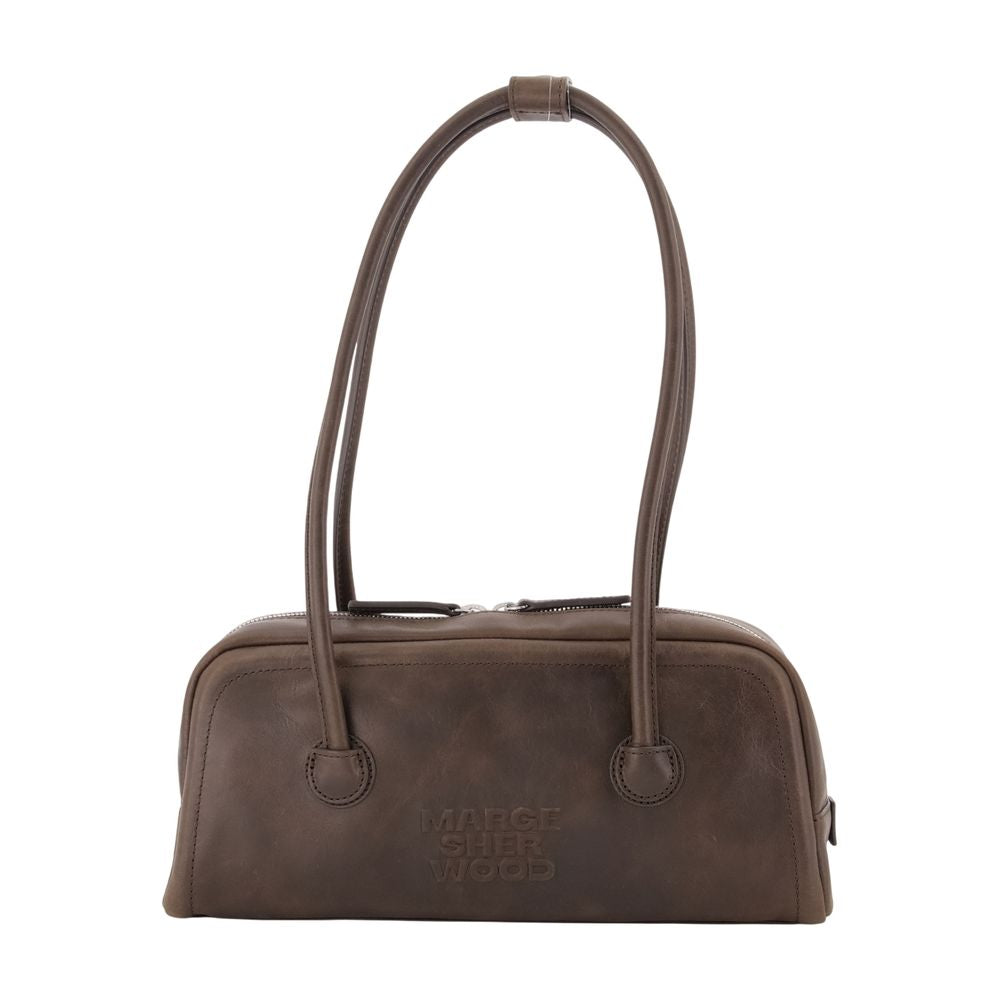Margesherwood Soft Cowhide Shoulder Bag — Brown