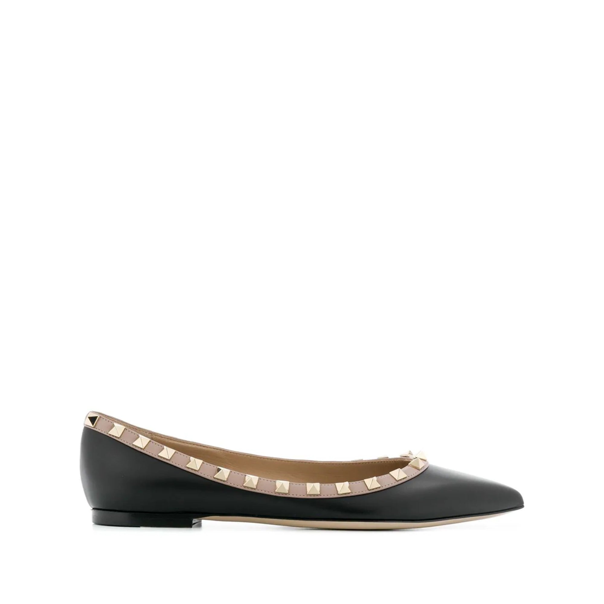 Valentino Garavani Rockstud Flat — Black