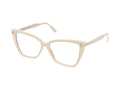 Tom Ford FT5844-B Cat-Eye Injected Acetate Eyeglasses — Cream