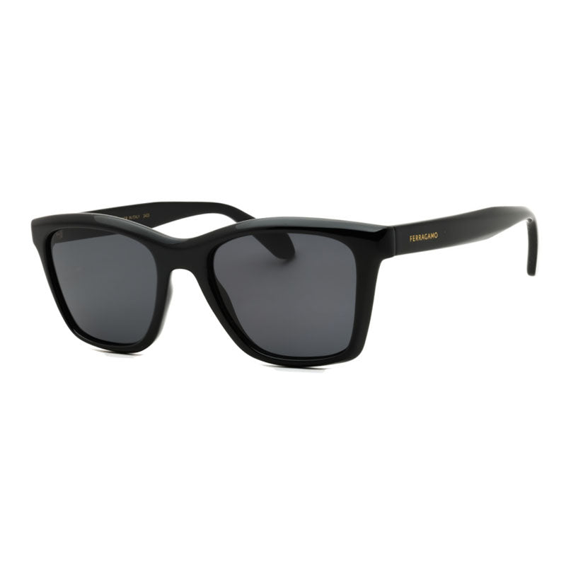 Ferragamo SF2001S001 Square Full Rim Sunglasses — Black