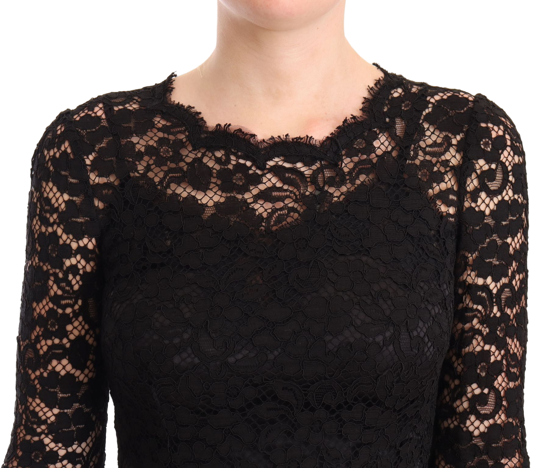 Dolce & Gabbana Mermaid Dress — Black
