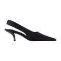 Toteme Silk Slingback Heel — Black