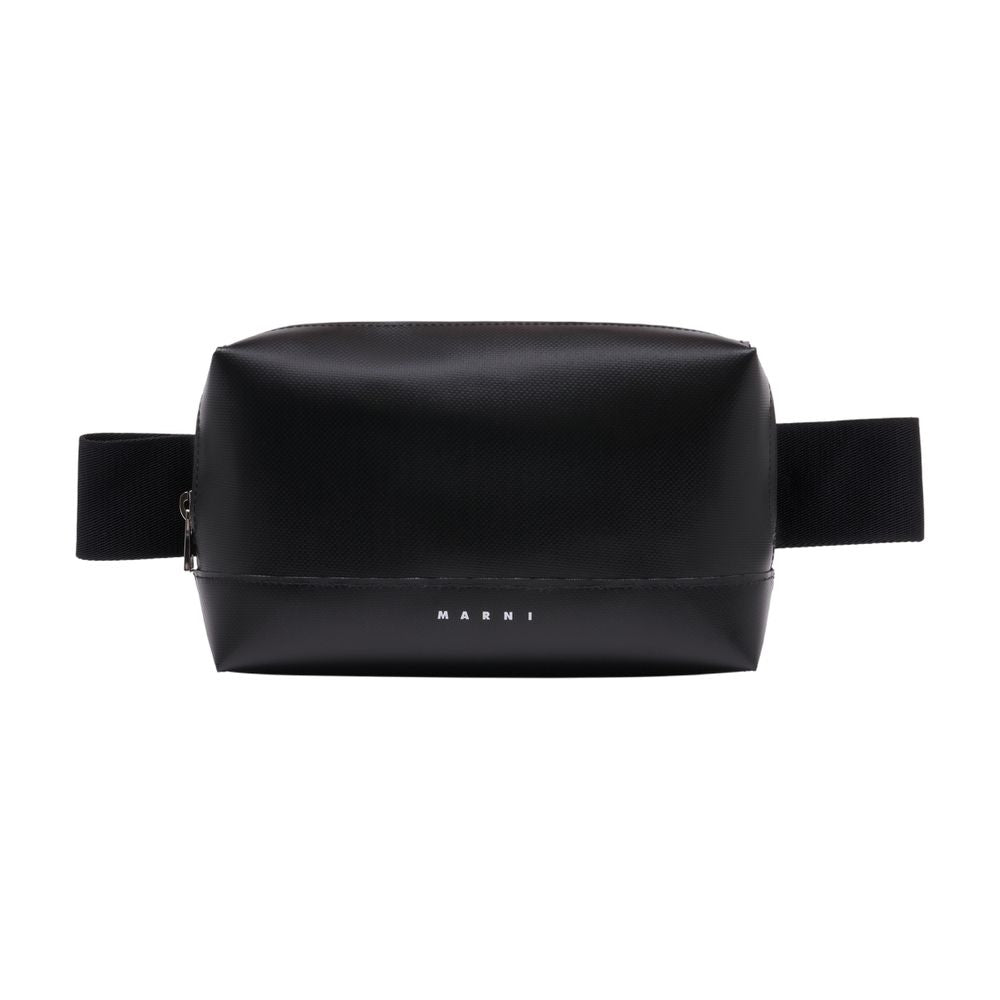 Marni Synthetic Nylon Belt Bag — Black