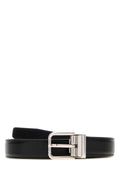 Cinturón de cuero Dolce & Gabbana - Negro