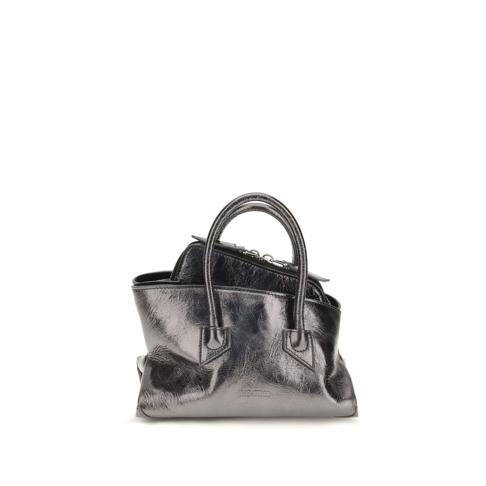 The Attico La Passeggiata Top Handle Bag — Gray