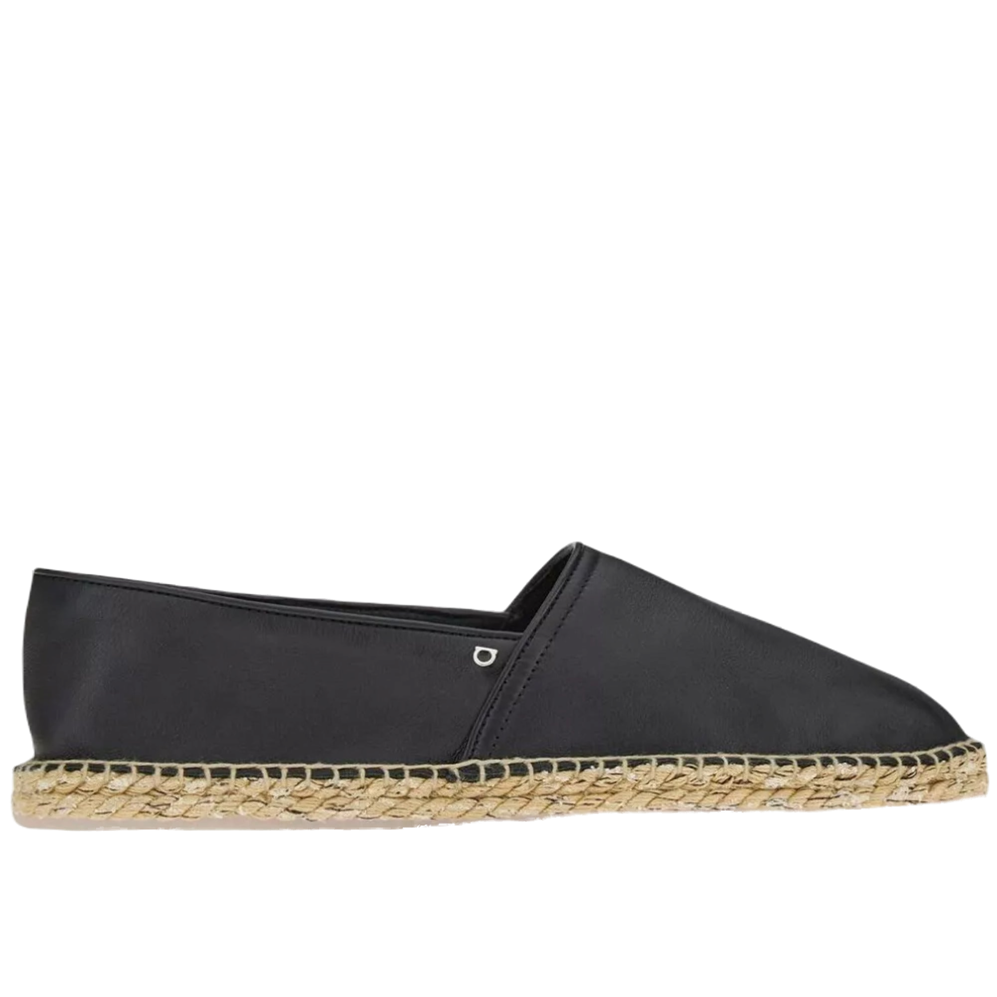 Ferragamo Lamar Espadrille Loafer — Black