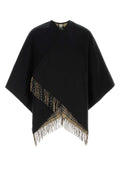 Burberry Wool Reversible Cape — Black