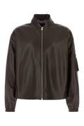 Fendi Micro Bomber Jacket — Brown