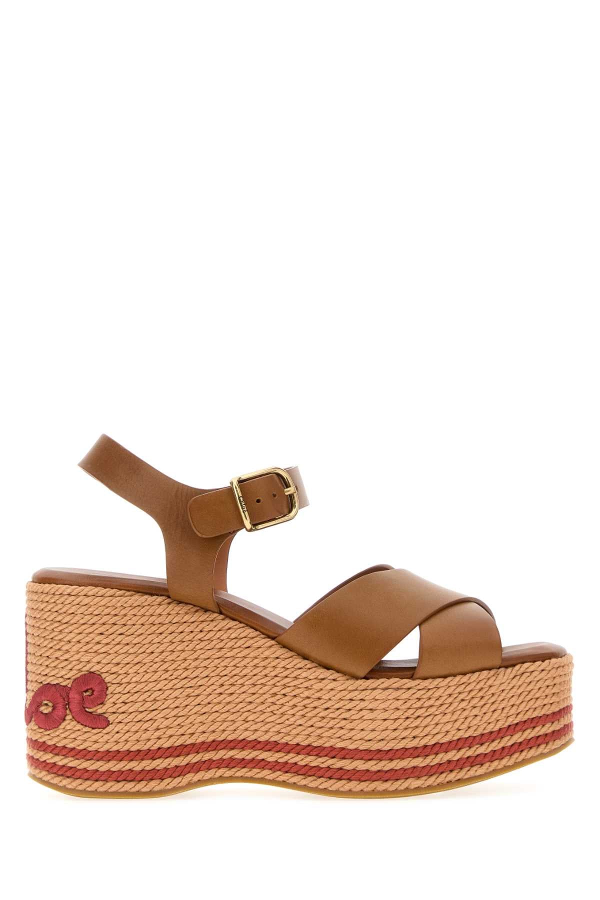 Chloé Sand Sandal — Camel