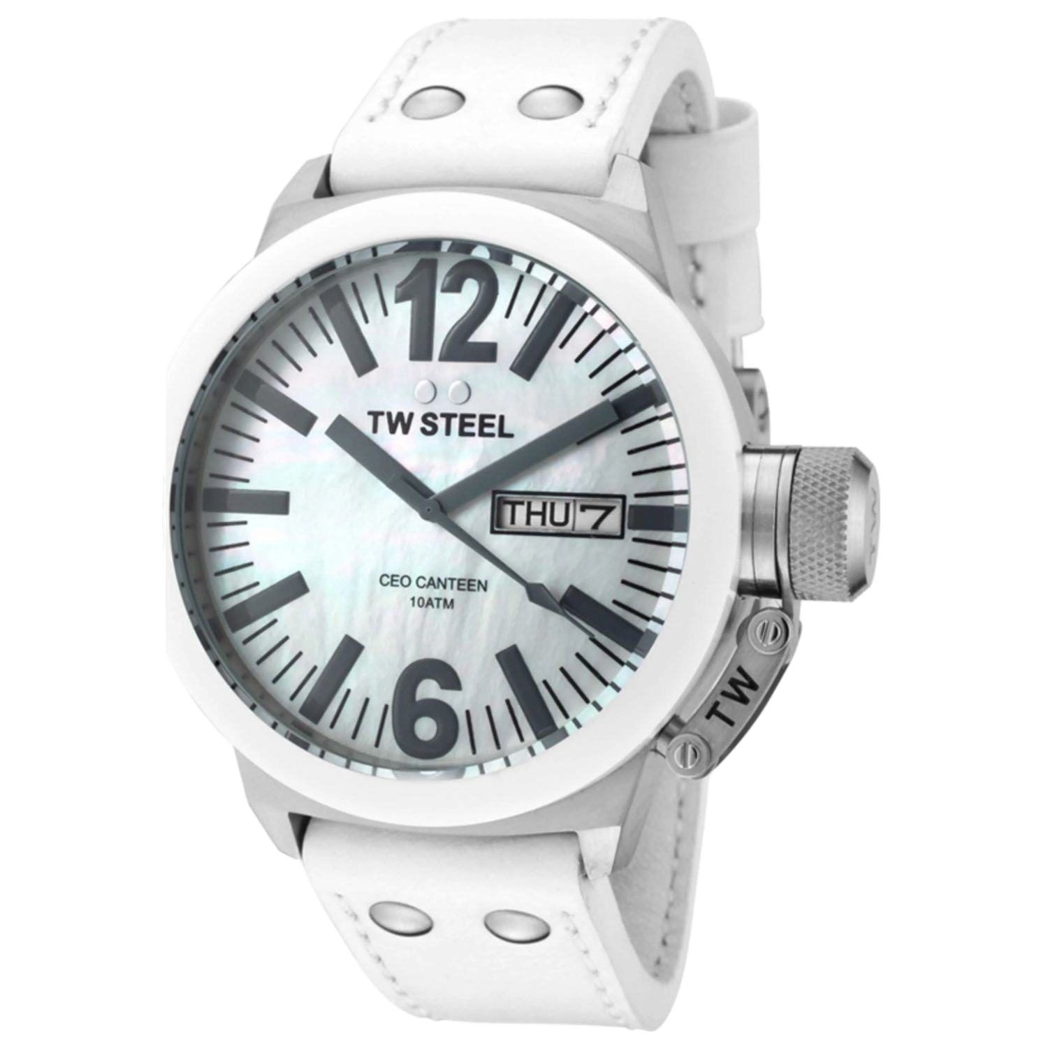 Tw Steel CEO Canteen Watch — White