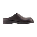 MM6 Maison Margiela Calfskin Leather Mule — Black