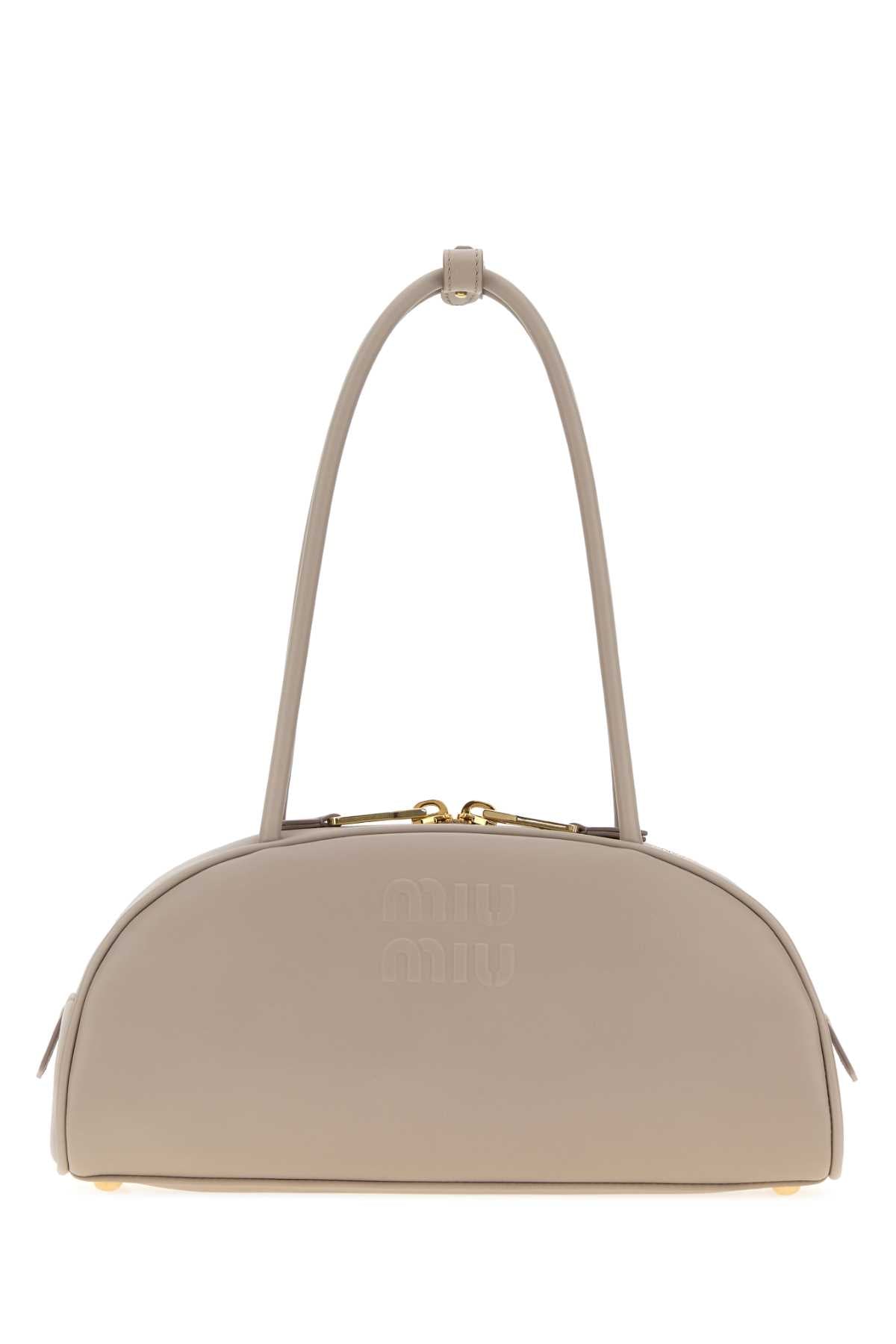 Miu Miu Beau Shoulder Bag — Beige
