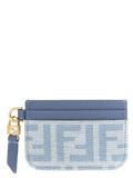 Fendi Baguette Card Case — Blue