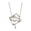 Rabanne Sculptural Metal Necklace — Silver