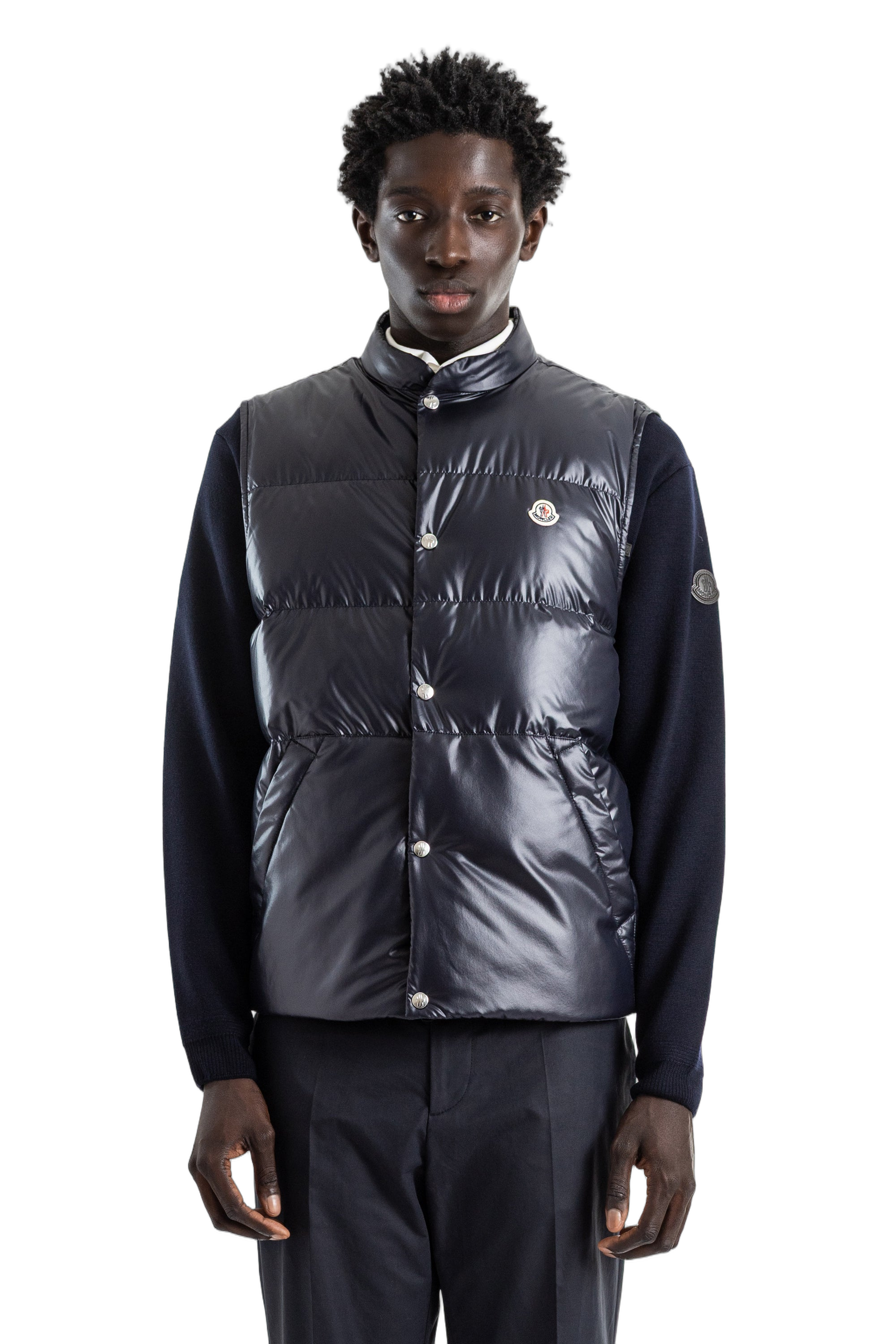 Moncler Restigo Gilet — Navy