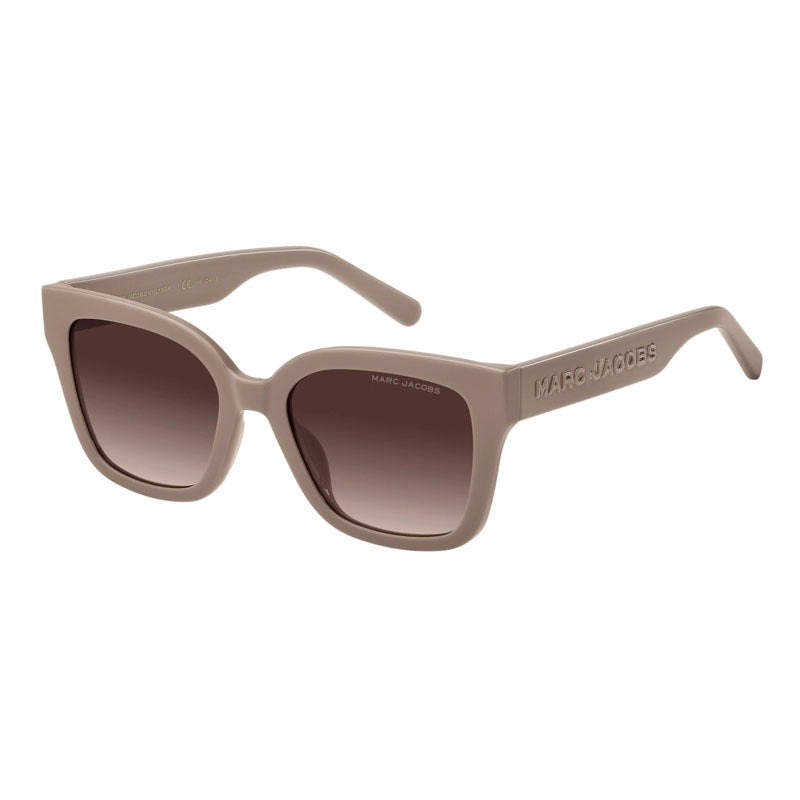 Marc Jacobs Square-Frame Gradient Lens Sunglasses — Beige