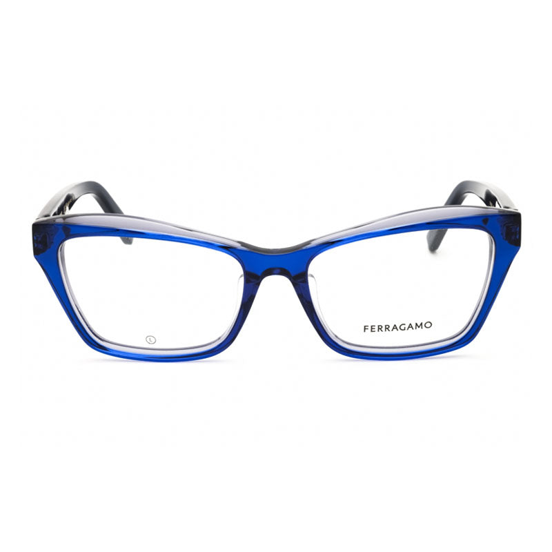 Ferragamo SF2951LB435 Cat-Eye Acetate Eyeglasses — Blue