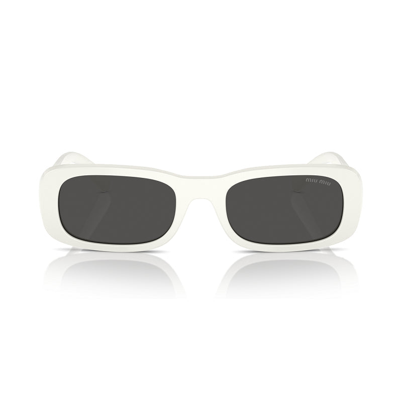 Miu Miu MU08ZS1425S0 Dark-Tinted Sunglasses — Ivory