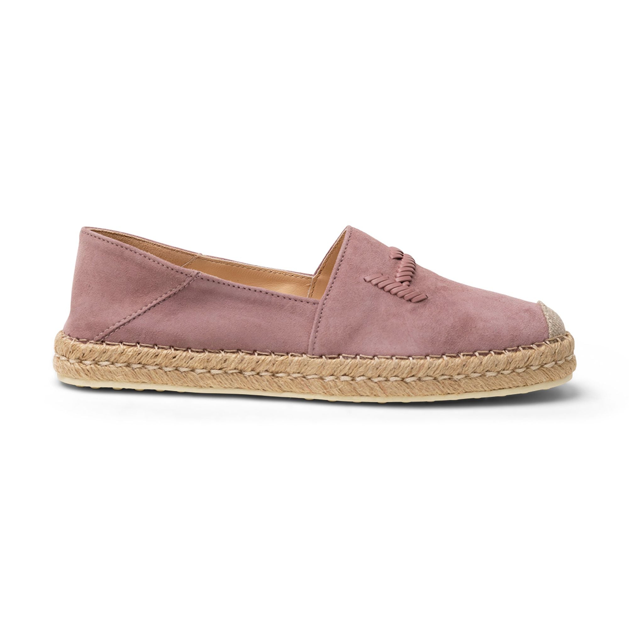 Tod's Suede Espadrille — Pink