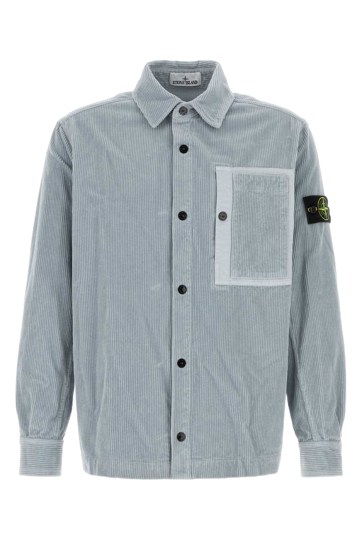 Stone Island Corduroy Overshirt — Gray