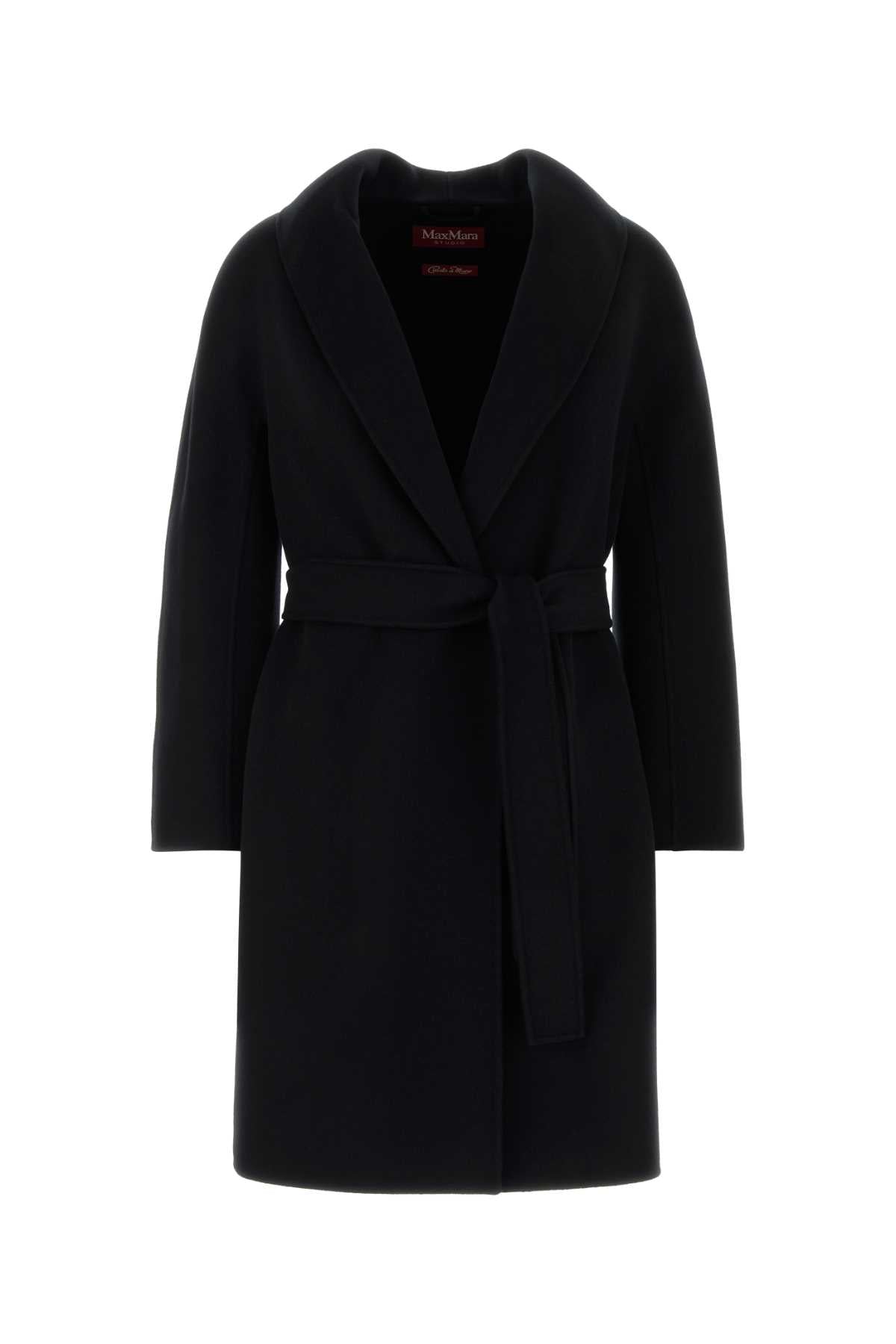 Mm Studio Coat — Black