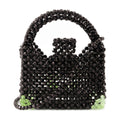 Germanier Beaded Top Handle Bag — Black