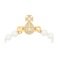 Vivienne Westwood Kitty Pearl Bracelet — Gold