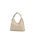 Coccinelle Boheme Grana Shoulder Bag — Beige