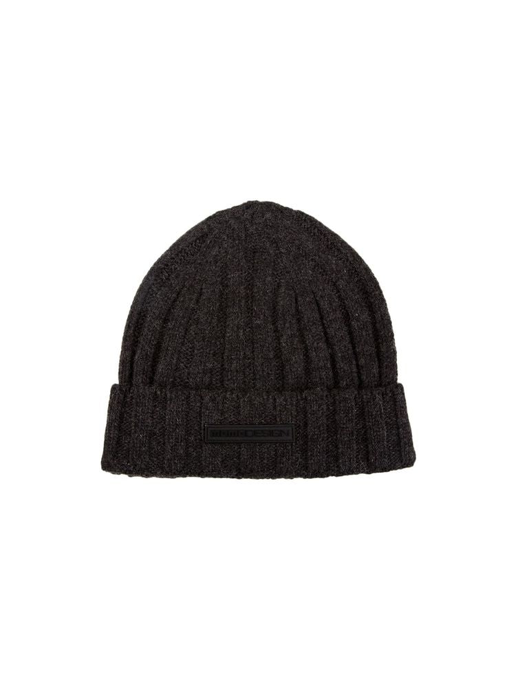Momo Design MO-19CC Ribbed Knit Wool Blend Beanie — Gray