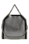 Stella McCartney Studded Wool Shoulder Bag — Black