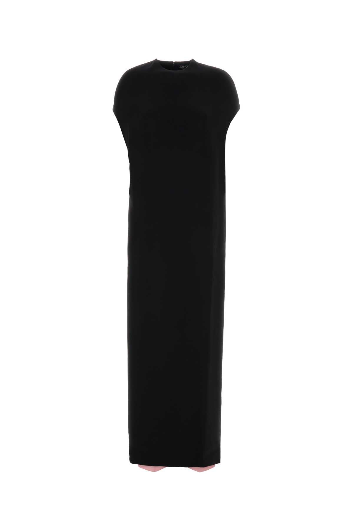 Tom Ford Silk Elastane Dress — Black