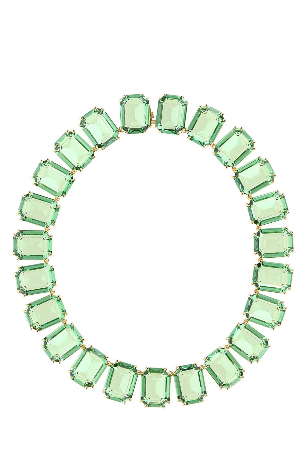 Swarovski Crystal Riviera Necklace — Green