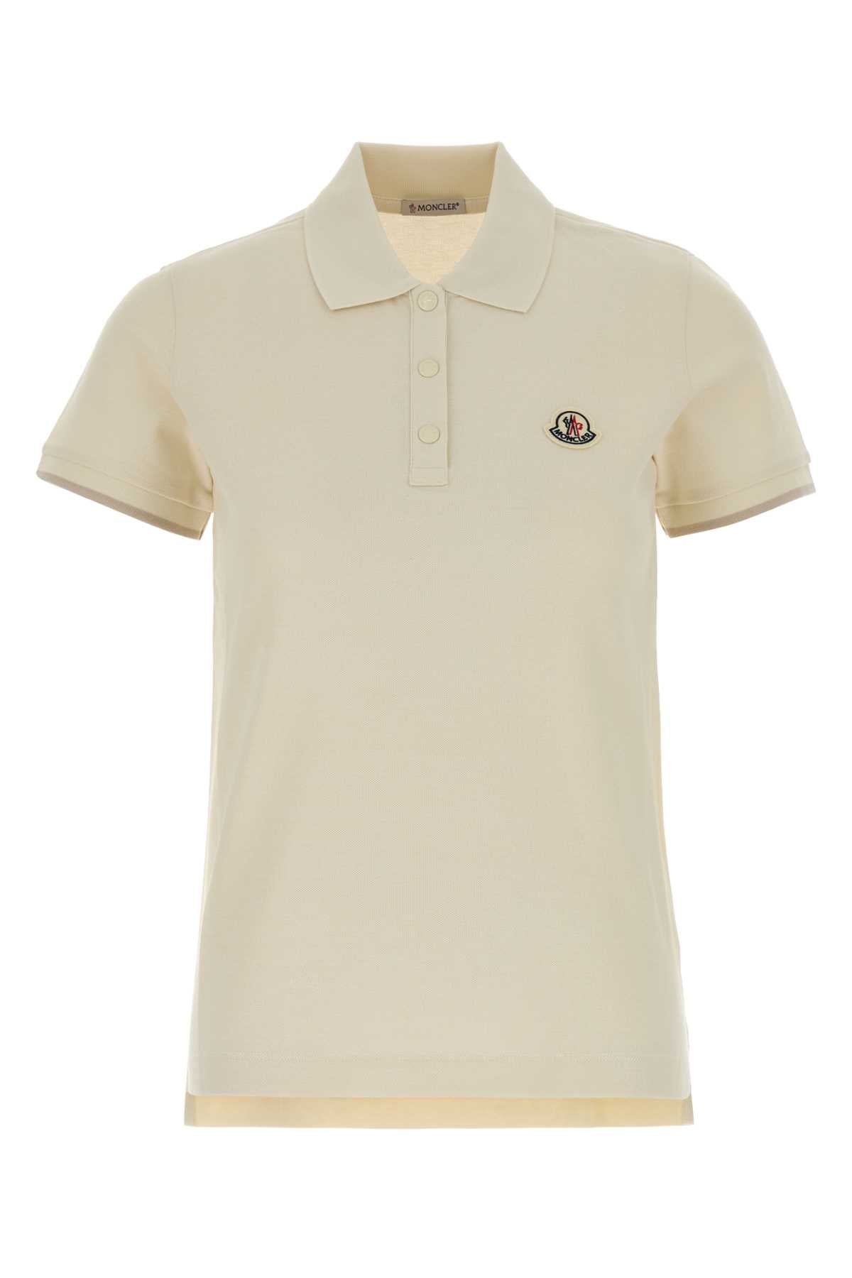 Moncler Polo Polo — Beige