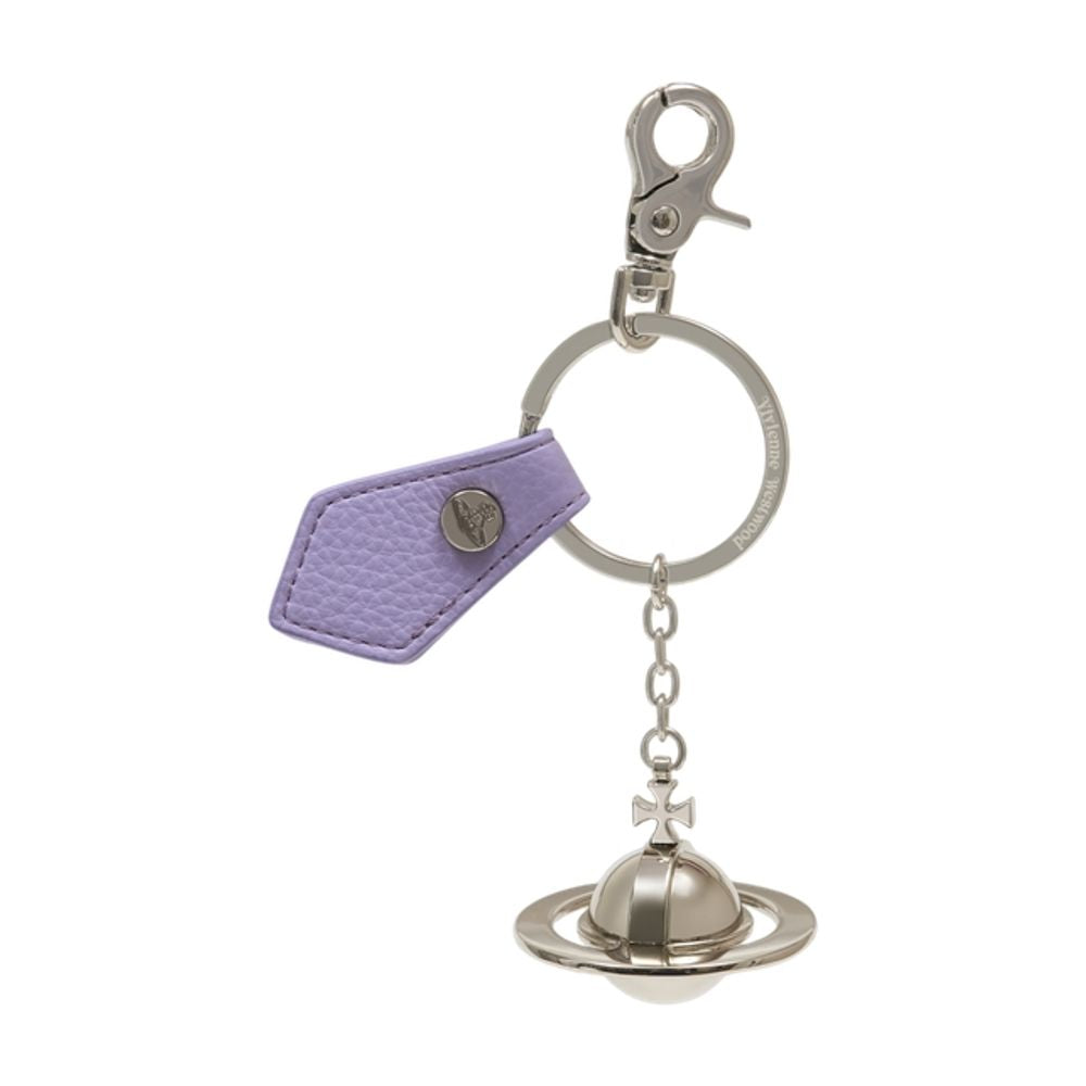 Vivienne Westwood 3D Orb Charm Key Case — Purple