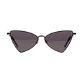 Saint Laurent SL303JERRY002 Rimless Cat-Eye Sunglasses — Black