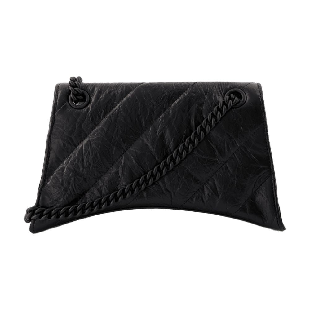 Balenciaga Crush Chain S Shoulder Bag — Black