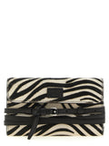 Moschino Zebra-Print Pony Hair Wallet — Multicolor