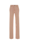 Chloé High-Rise Cotton Jeans — Pink