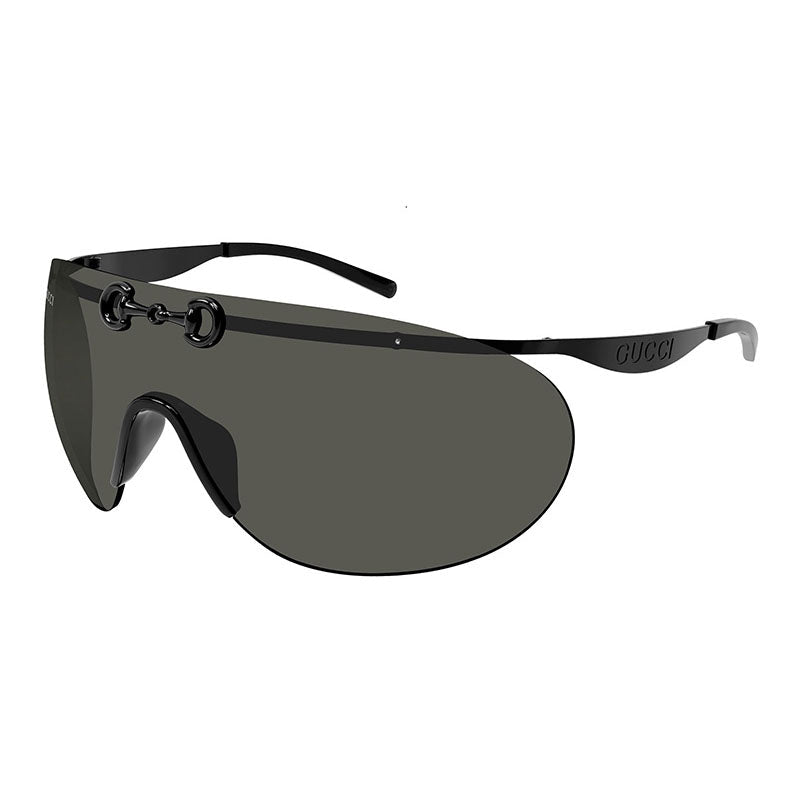Gucci GG1656S001 Shield Frame Sunglasses — Black