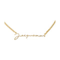 Jacquemus La Chaine Necklace — Gold
