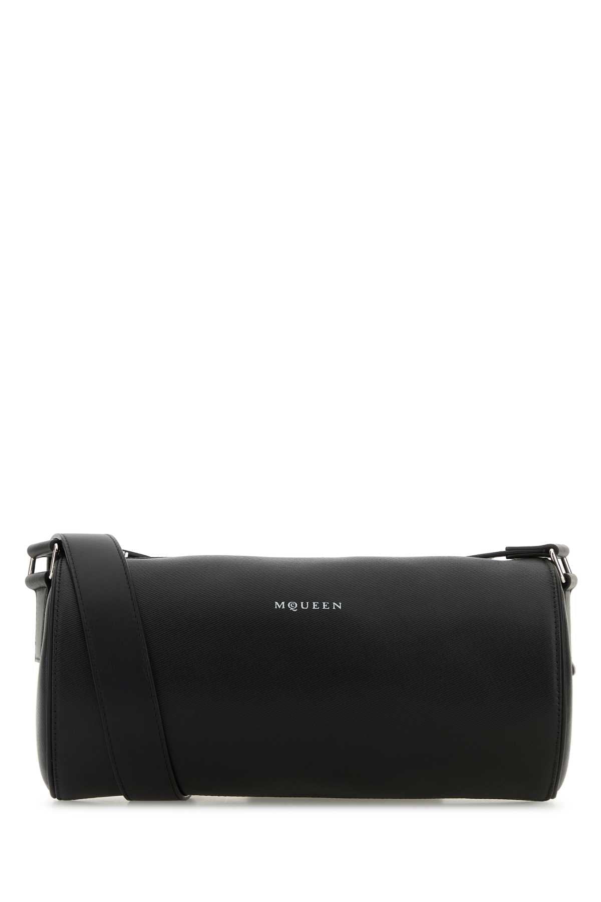 Alexander McQueen Fabric Shoulder Bag Shoulder Bag — Black
