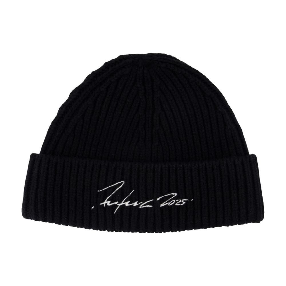 Kenzo FF68BU230KWB-99 Nylon Ribbed Beanie — Black