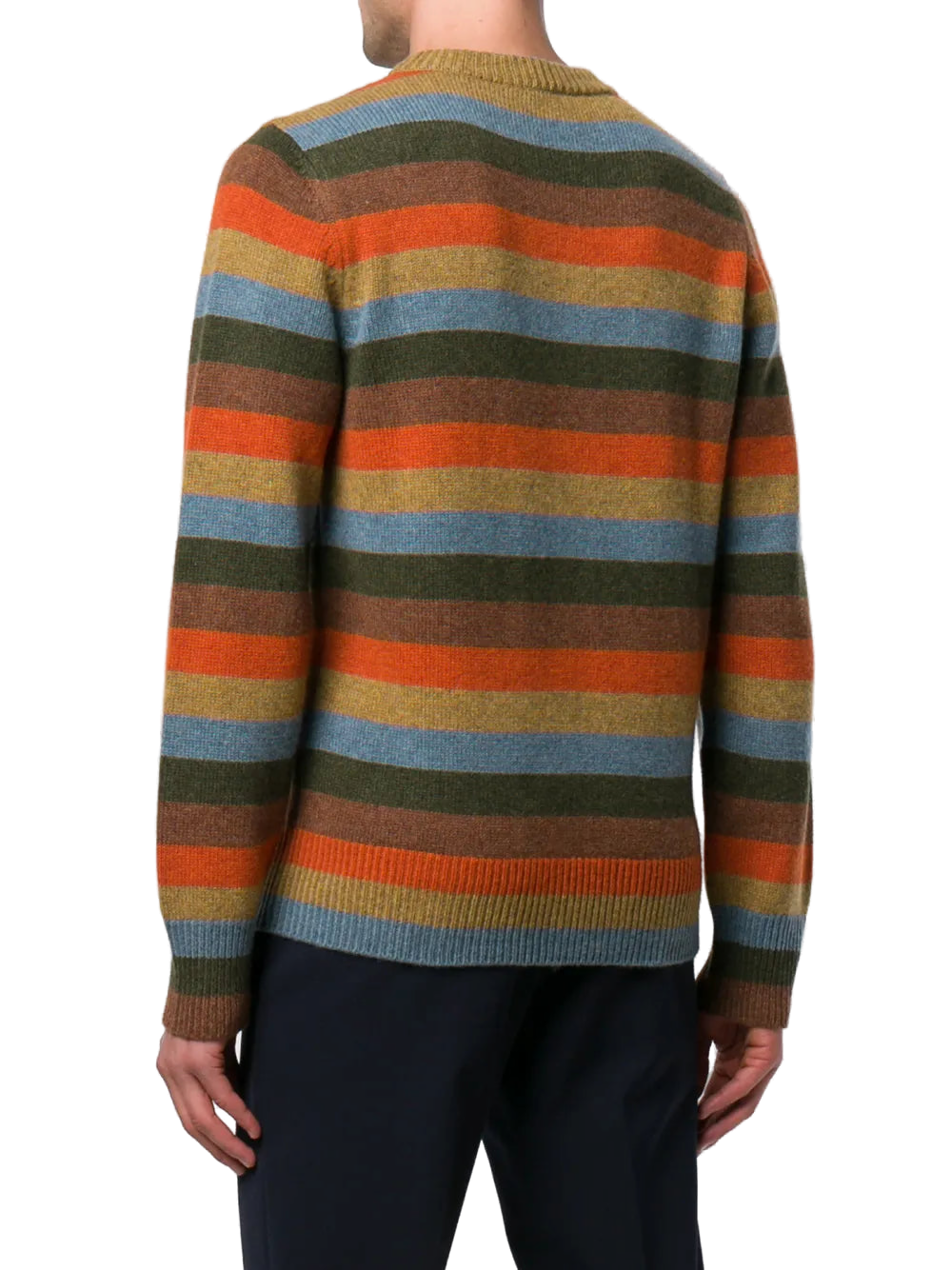 Bottega Veneta Multicolor Striped Wool Sweater — Multicolor