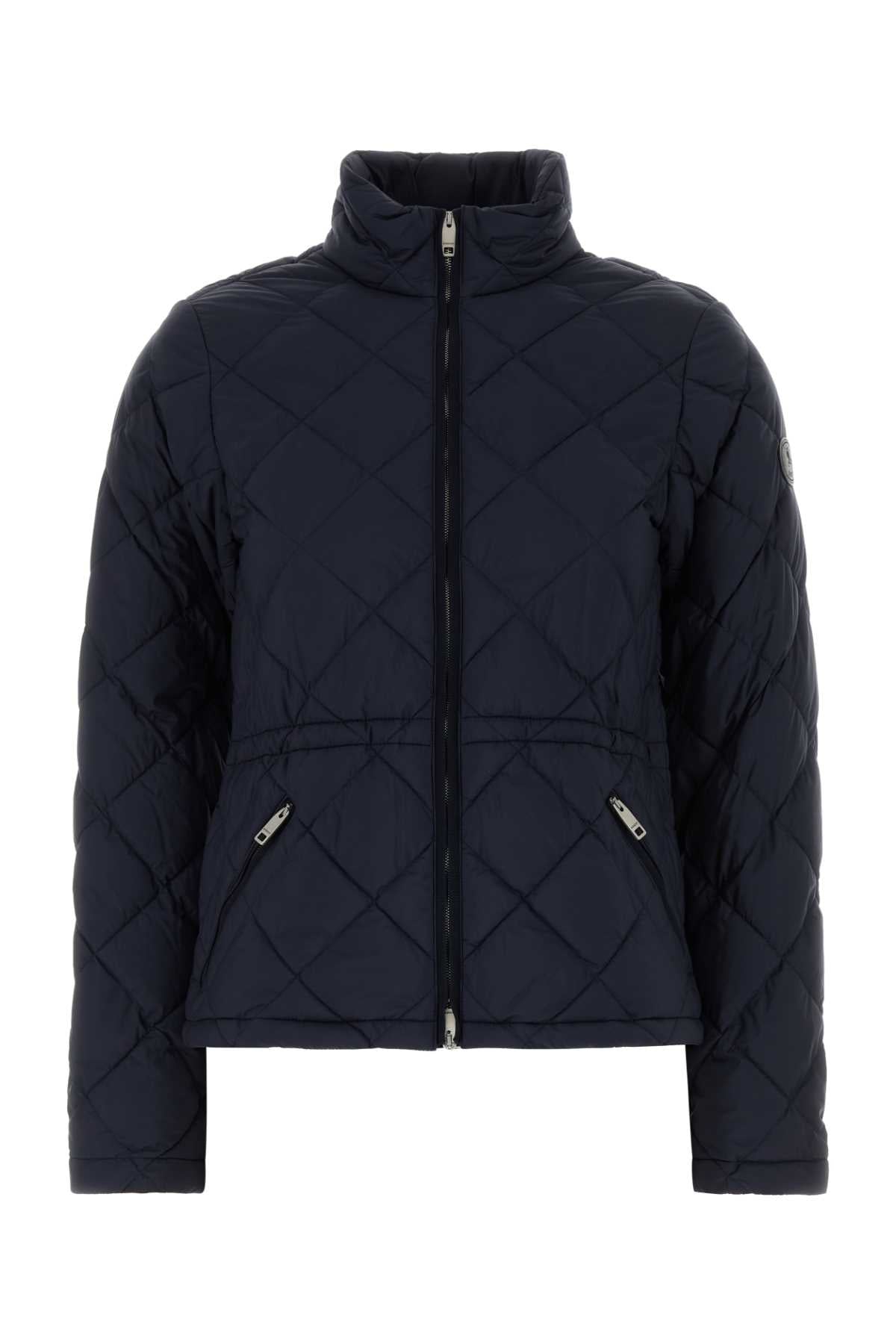 Burberry Quilted Nylon Down Jacket — Navy